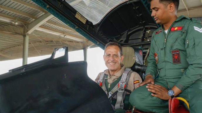 El general Francisco Braco, jefe del stado Mayor del Ejército del Aire y del Espacio.