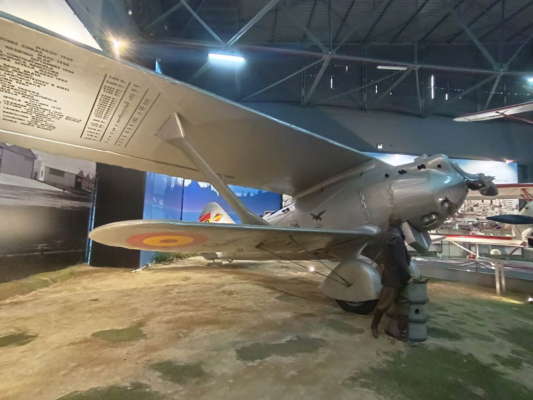 El Breguet XIX Bidón Jesus del Gran Poder, uno de los aviones de los granes raids españoles que se conservan.