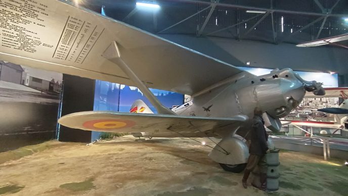 El Breguet XIX Bidón Jesus del Gran Poder, uno de los aviones de los granes raids españoles que se conservan.