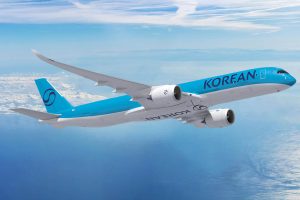 Airbus A350F con colors de Korean Air.
