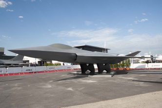 Modelo del FCAS presentado en el salón de Le Bourget.