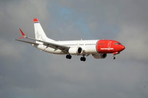 Boeing 737-8 de Norwegian.
