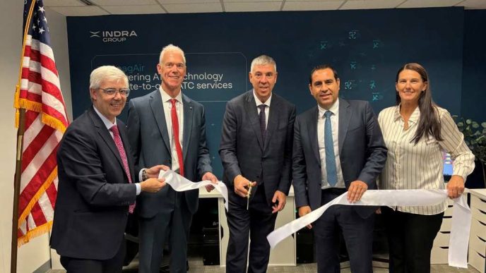 Inauguración de la nuva factoría de Indra en Estados Unidos.