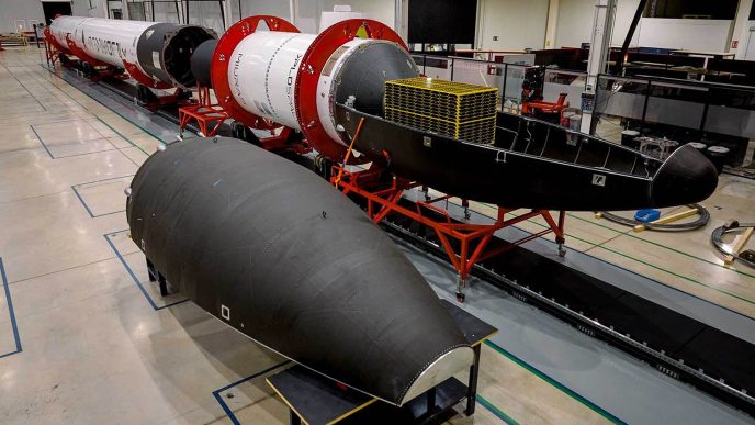 El primero de los tres modelos de calificación del Miura 5 en las instalaciones de PLD Space.