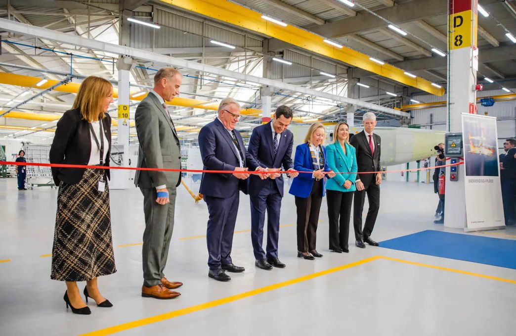 Inauguración de la planta de Pilatus en Carmona (Sevilla).