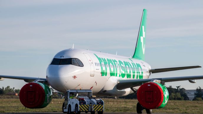 Nueva imagen corporativa de Transavia por sus 60 años.