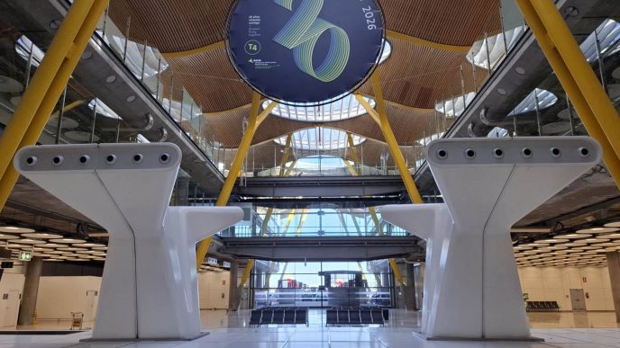En febrero Madrid-Barajas superó su récord de pasajeros y celebro los 20 años de la T4.