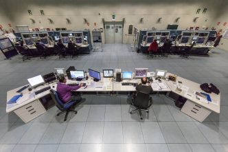 Centro de control de Sevilla de ENAIRE.