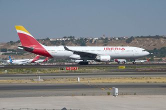 Iberia opera la ruta a La Haban con sus Airbus A330.