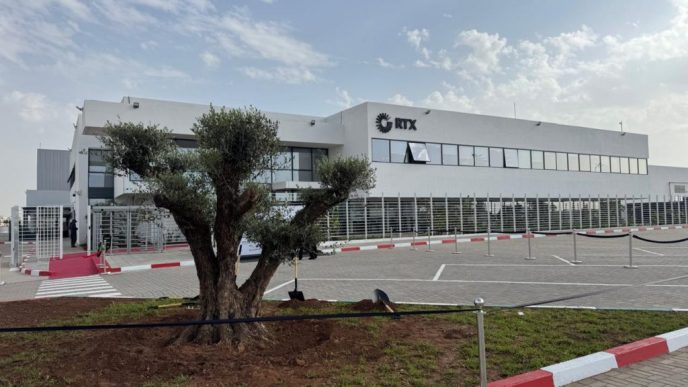 Exterior de la nueva factoría de Pratt & Withney en Marruecos.