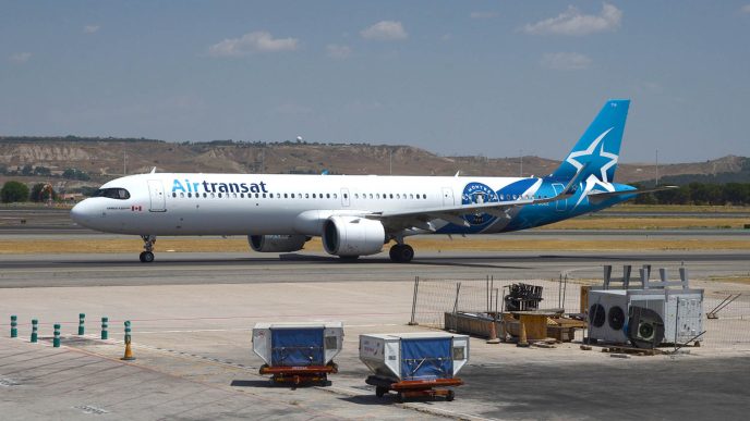 Airbus A321 de Air Transat.