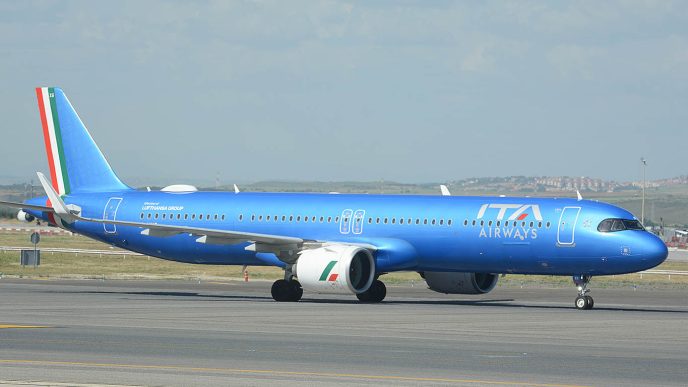 Airbus A321 de ITA Airways.