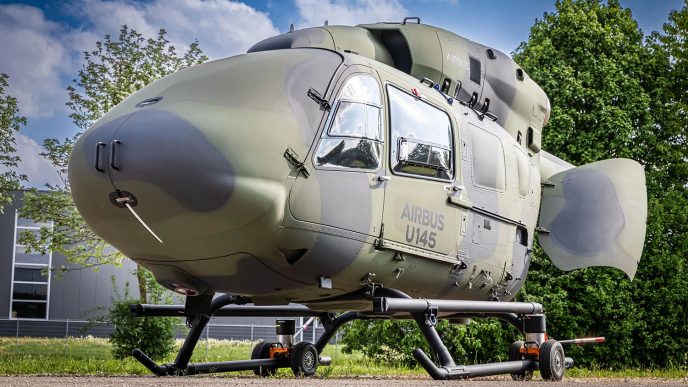 Modelo a escala real del Airbus Helicopters U145.