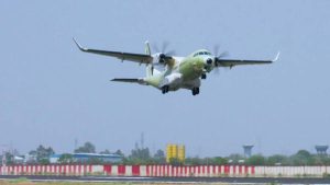Primer vuelo de un Airbus C295 montado en India.