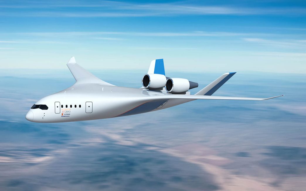 Nueva configiración aerodinámica del JetZero Z4,