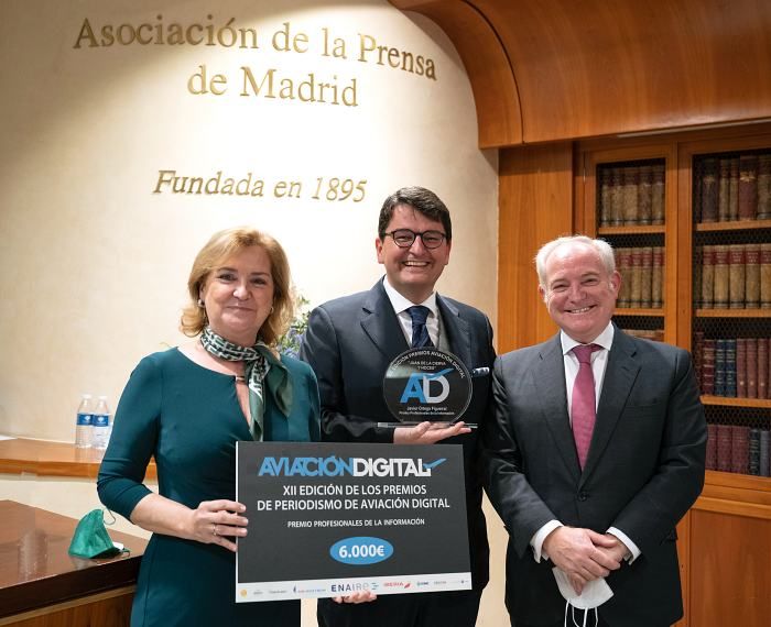 Entrega de los premios Juan de la Cierva y Hoces de Aviación Digital en 2025.